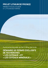 Demande de permis exclusifs de recherches